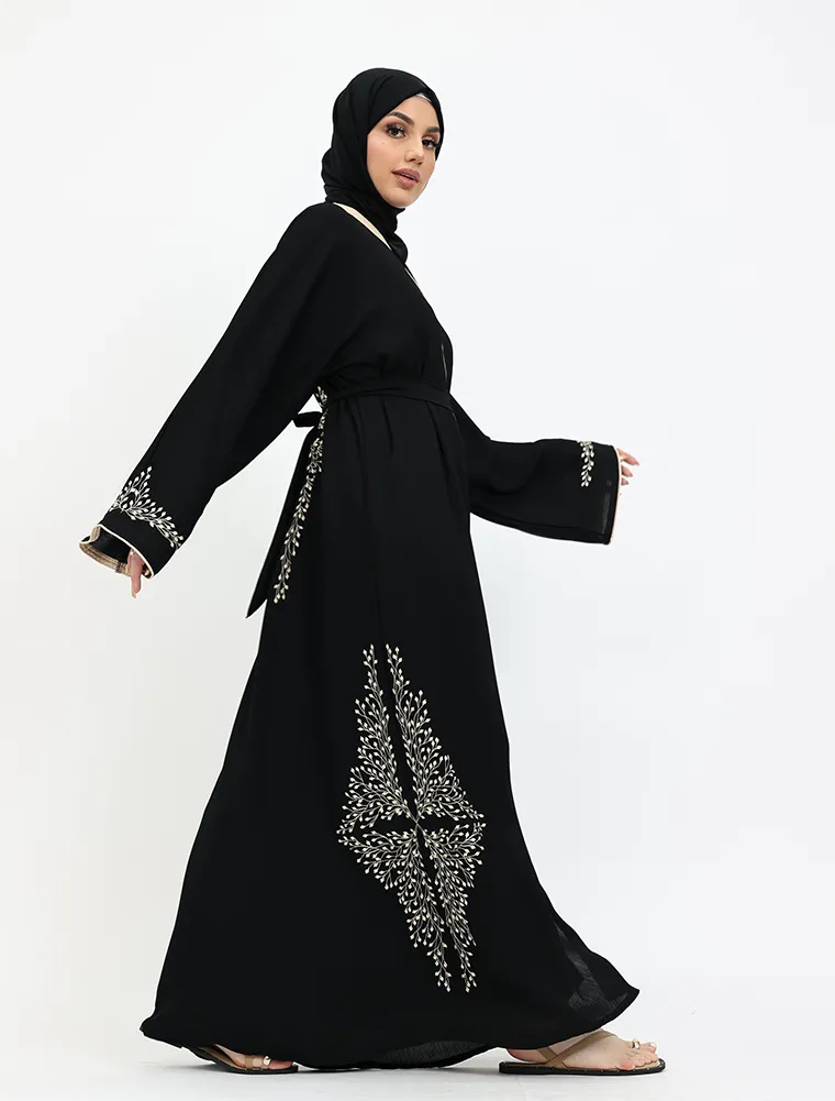 Cream Hareem Abaya